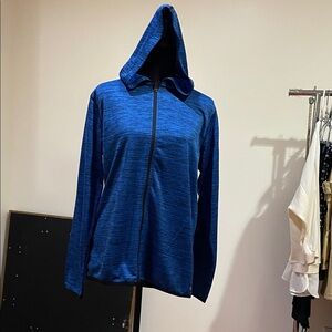 Xersion Blue Hooded Jacket